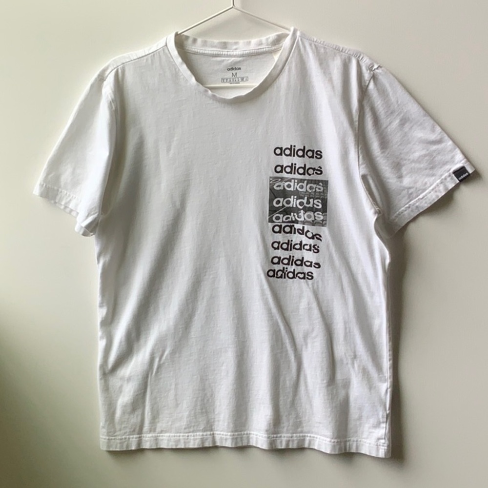 adidas Men’s T-Shirt | White | Medium